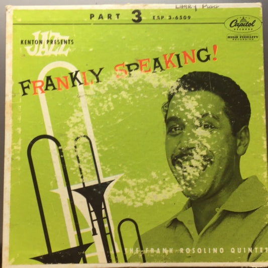 Frank Rosolino Quintet : Frankly Speaking (7", EP, Mono)