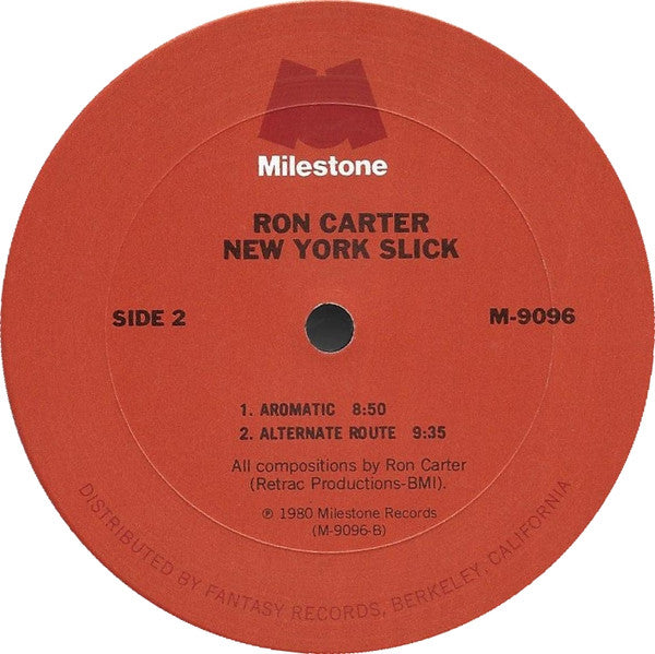Ron Carter : New York Slick (LP, Album, San)