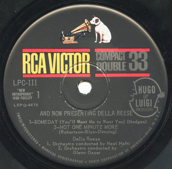 Della Reese : And Now Presenting Della Reese (7", EP)