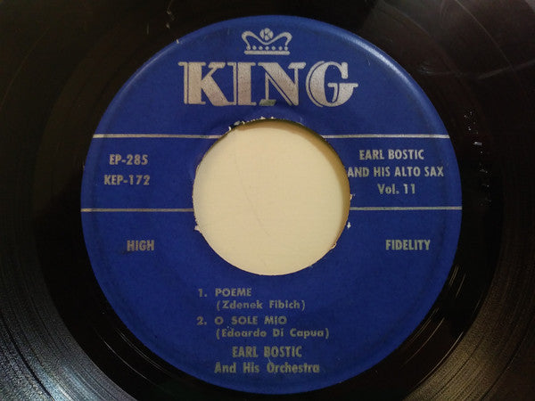 Earl Bostic And His Orchestra : Earl Bostic And His Alto Sax Vol. 11 (7", EP)