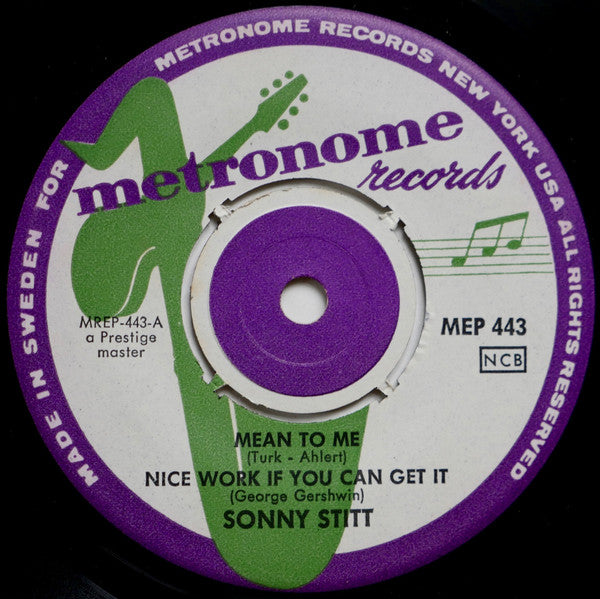 Sonny Stitt : Stitt's Bits (7", EP)