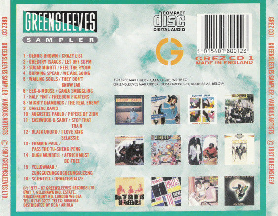 Various : Greensleeves Sampler (CD, Smplr)