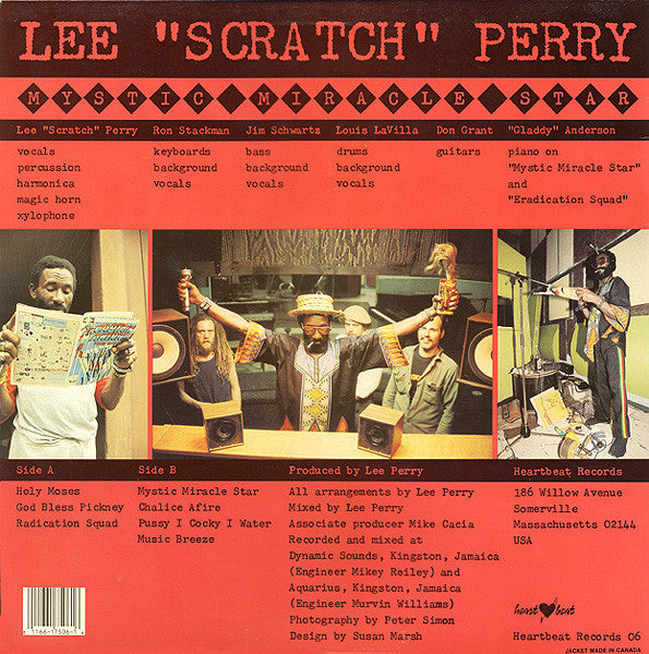 Lee "Scratch" Perry* And The Majestics (3) : Mystic Miracle Star (LP, Album, RE)