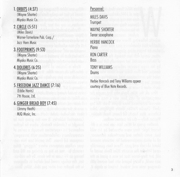 Miles Davis Quintet* : Miles Smiles (CD, Album, RE, RM)