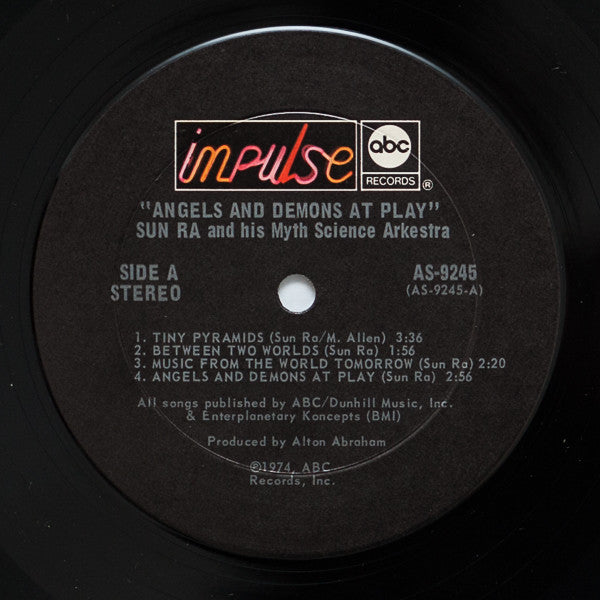 The Sun Ra Arkestra : Angels And Demons At Play (LP, Album, RE)