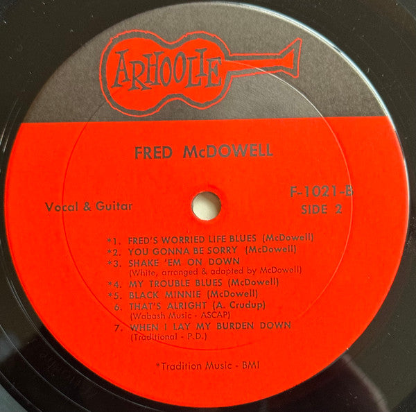 Fred McDowell : Delta Blues (LP, Album, Mono, RP)