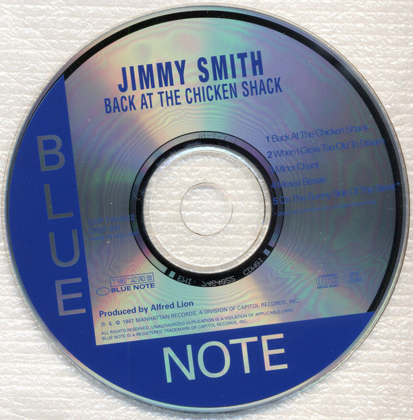 Jimmy Smith : Back At The Chicken Shack (CD, Album, RE)