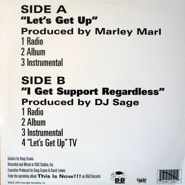 Craig G + Marley Marl : Let's Get Up (12")