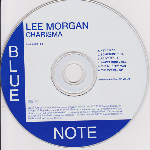 Lee Morgan : Charisma (CD, Album, RE, RM)