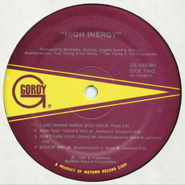 High Inergy : High Inergy (LP, Album)