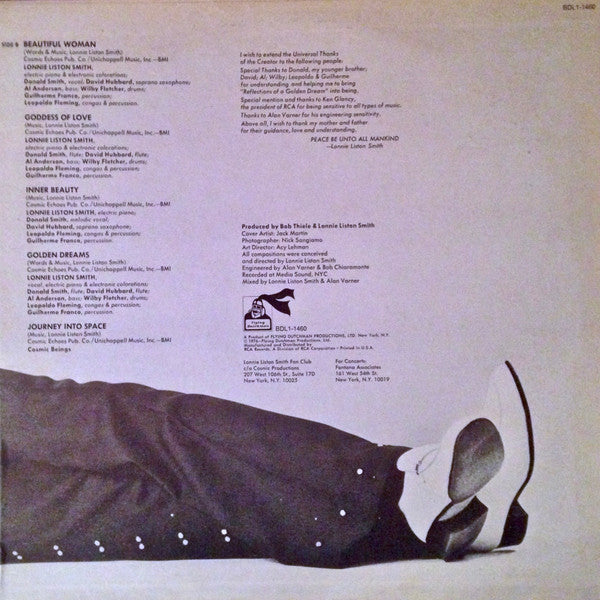 Lonnie Liston Smith And The Cosmic Echoes : Reflections Of A Golden Dream (LP, Album, Ind)