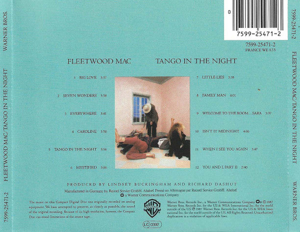 Fleetwood Mac : Tango In The Night (CD, Album)