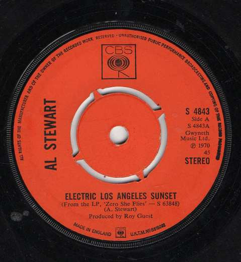 Al Stewart : Electric Los Angeles Sunset (7", Single)