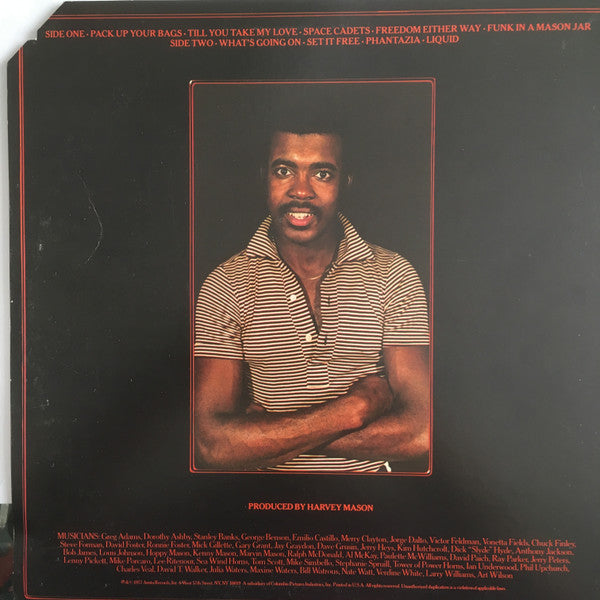 Harvey Mason : Funk In A Mason Jar (LP, Album, Promo)
