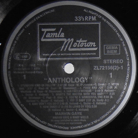 Marvin Gaye : Anthology (2xLP, Comp, RE)