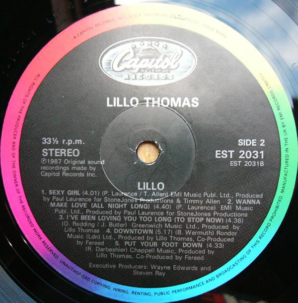 Lillo Thomas : Lillo (LP, Album)