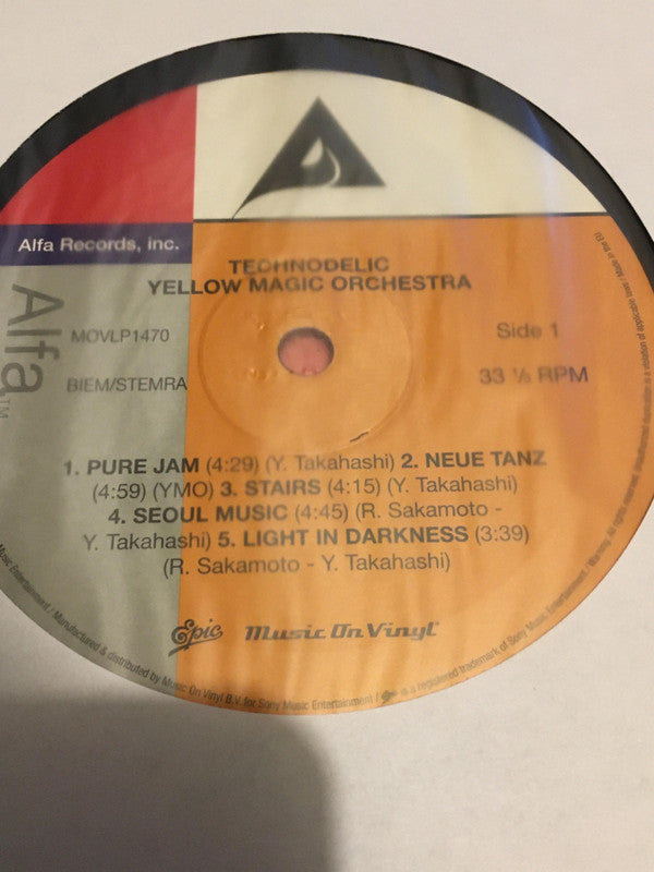 Yellow Magic Orchestra : Technodelic (LP, Album, RE, 180)
