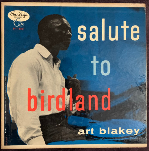 Art Blakey : Salute To Birdland (7", EP, Mono)