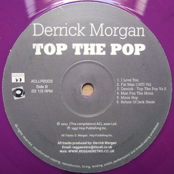 Derrick Morgan : Top The Pop (LP, Comp, Mono, Pur)