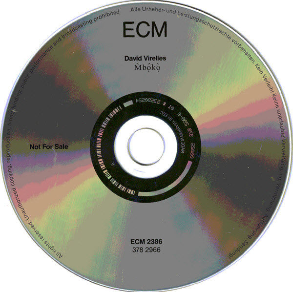 David Virelles : Mbókò (CD, Promo, Sli)