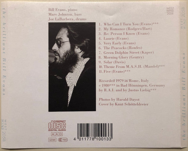 Bill Evans : The Brilliant (CD)