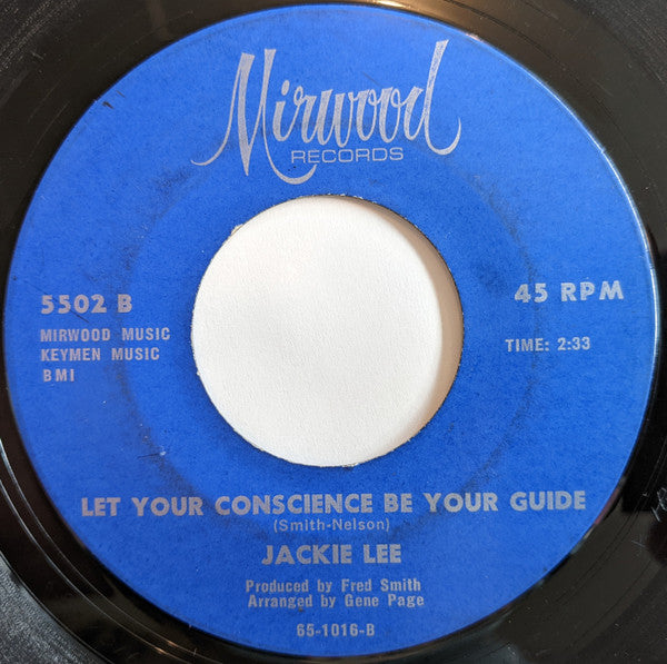 Jackie Lee : The Duck (7", Single, All)