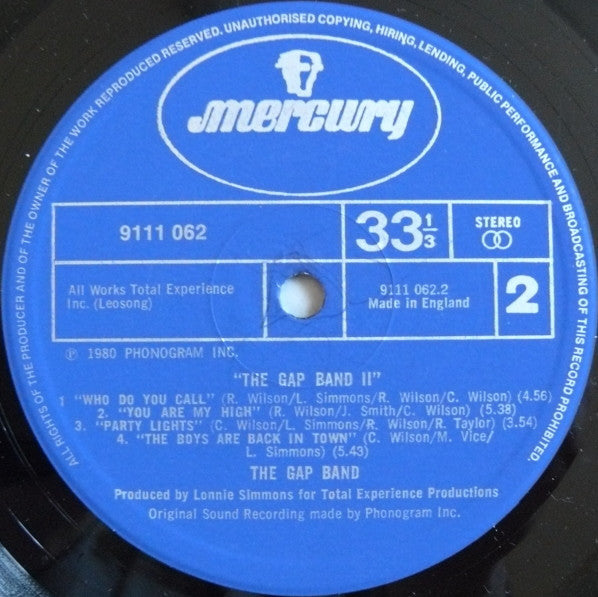 The Gap Band : The Gap Band II (LP, Album)