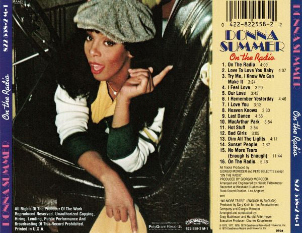 Donna Summer : On The Radio - Greatest Hits Volumes I & II (CD, Comp, P/Mixed, RE)