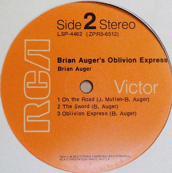 Brian Auger's Oblivion Express : Brian Auger's Oblivion Express (LP, Album, Roc)