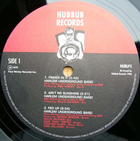 Harlem Underground Band : Harlem Underground (LP, Album, RE)