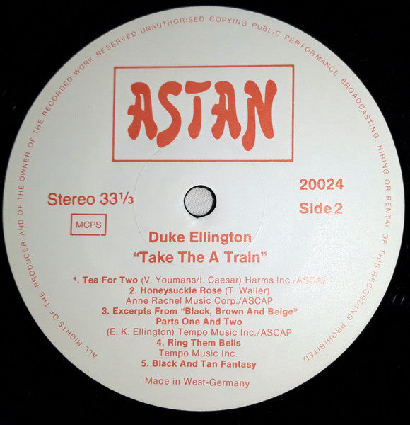 Duke Ellington : Take The A Train (LP, Album, Mono)