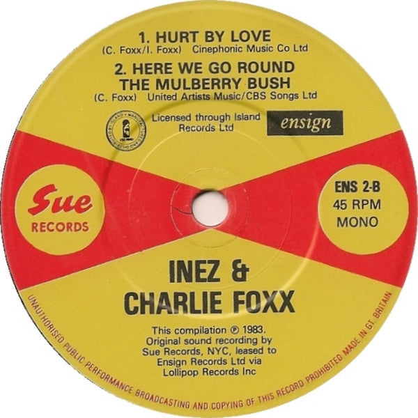 Inez And Charlie Foxx : Mockingbird (7", EP, Comp, Mono)