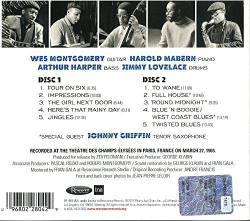 Wes Montgomery : In Paris: The Definitive ORTF Recording (2xCD, Album)