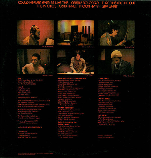 Idris Muhammad : Turn This Mutha Out (LP, Album, San)