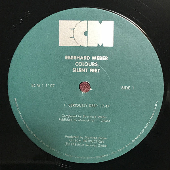 Eberhard Weber Colours : Silent Feet (LP, Album)