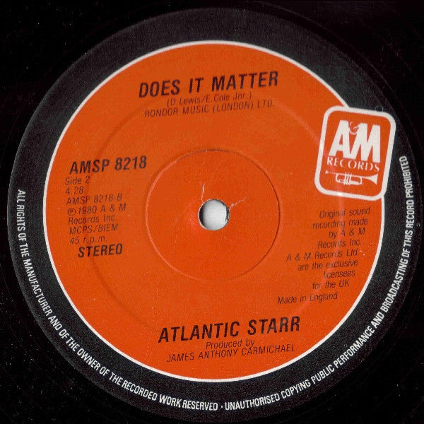 Atlantic Starr : Circles (12", Single)