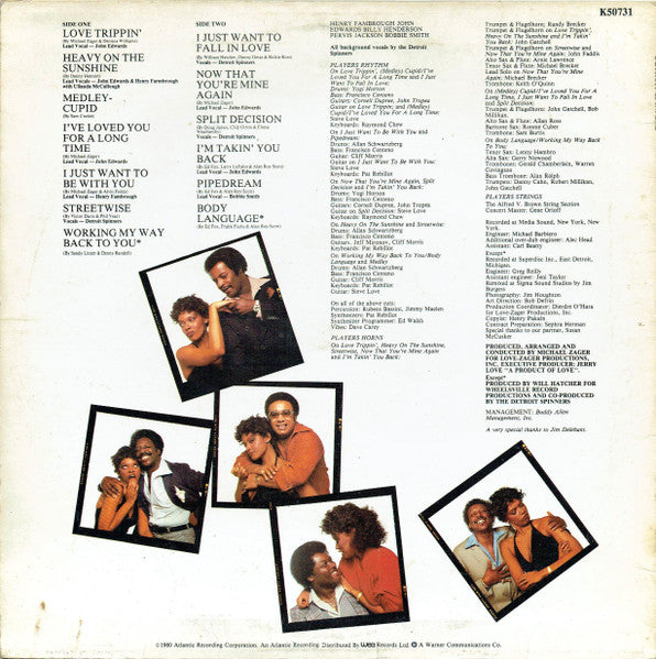 Spinners : Love Trippin' (LP, Album)