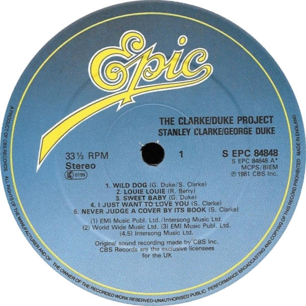 Stanley Clarke/George Duke : The Clarke / Duke Project (LP, Album)