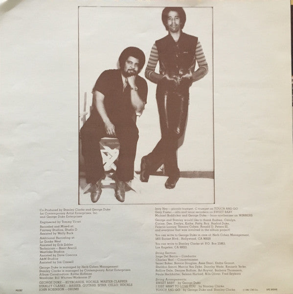 Stanley Clarke/George Duke : The Clarke / Duke Project (LP, Album)