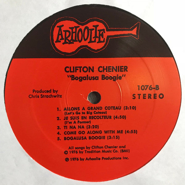 Clifton Chenier : Bogalusa Boogie (LP, Album, RE)