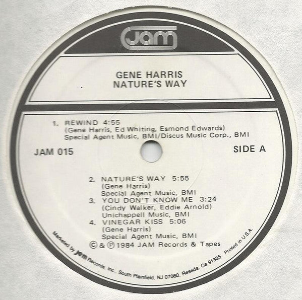 Gene Harris : Nature's Way (LP, Album)