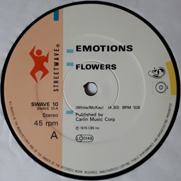Emotions* : Flowers / Best Of My Love (12", Ltd)
