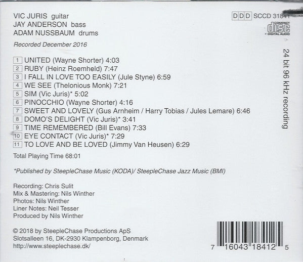 Vic Juris : Eye Contact (CD, Album)