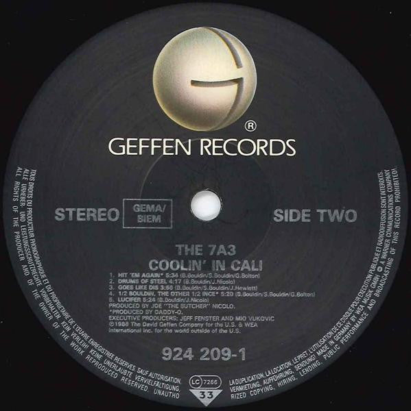 7A3 : Coolin' In Cali (LP, Album)
