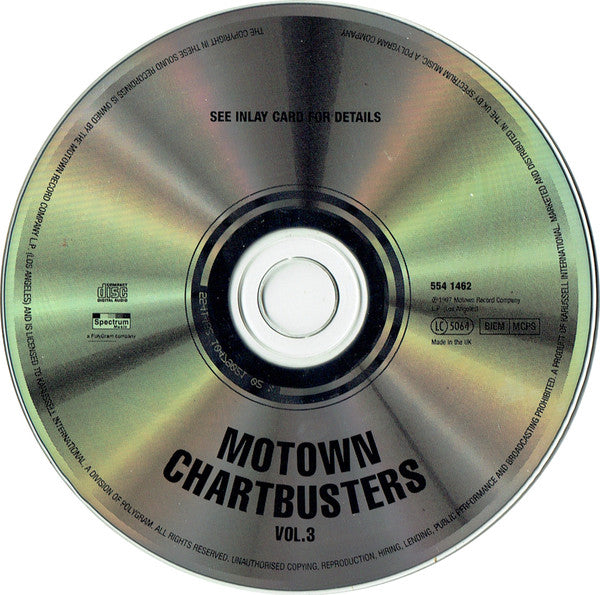 Various : Motown Chartbusters (Volume 3) (CD, Album, Comp, RE)