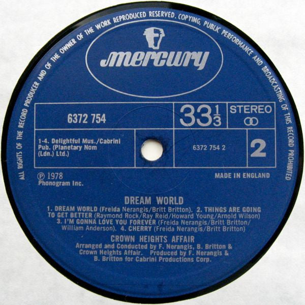 Crown Heights Affair : Dream World (LP, Album)