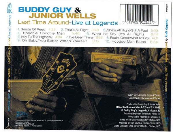 Buddy Guy & Junior Wells : Last Time Around - Live At Legends (CD, Album)