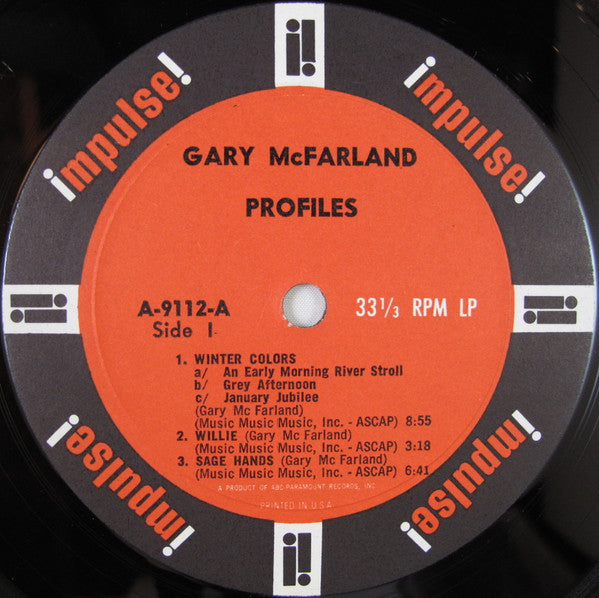 Gary McFarland : Profiles (LP, Album, Mono)