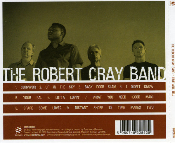 The Robert Cray Band : Time Will Tell (CD, Album)