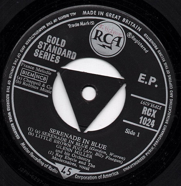 Glenn Miller And His Orchestra : Serenade In Blue (7", EP, Tri)
